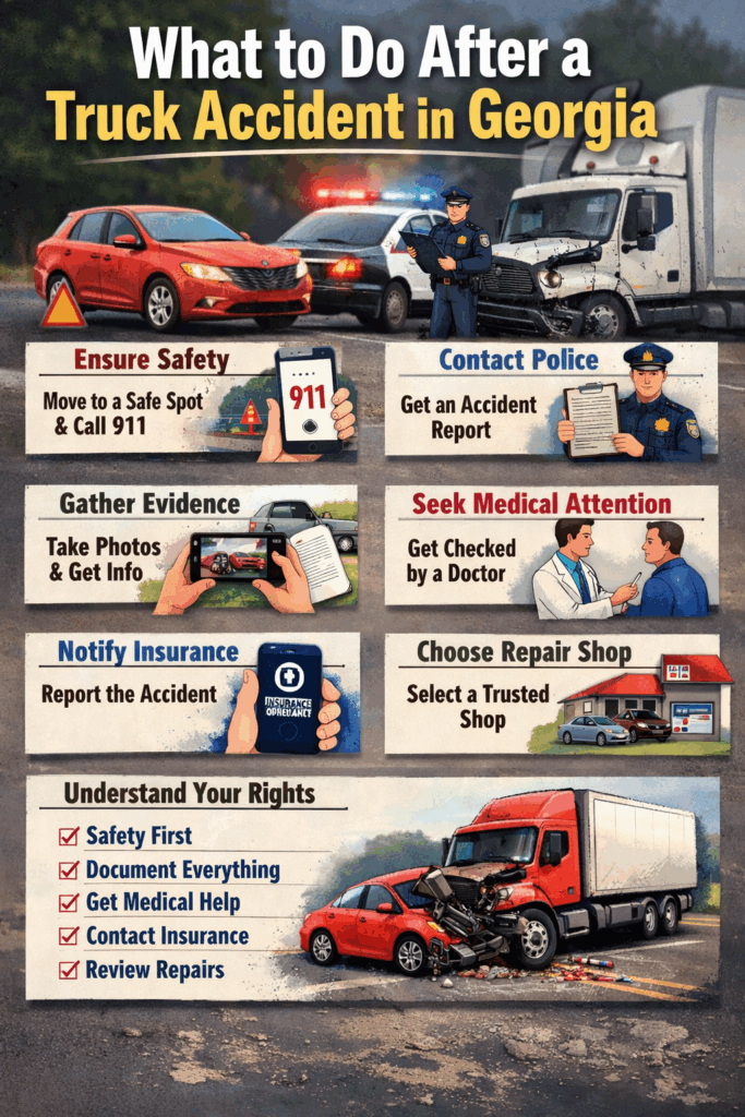 What to Do After a Truck Accident in Georgia - MCC Truck Collision